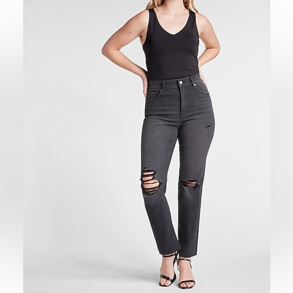 super high rise jeans